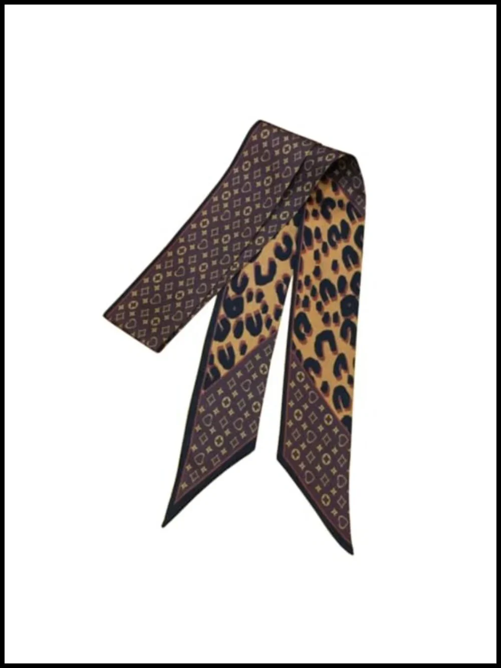 100% Mulberry Silk Scarf - Multi-Use Necktie, Hair Ribbon, Handbag Wrap